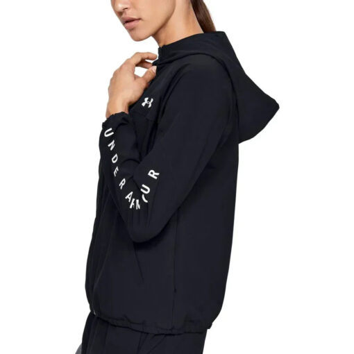 Jaqueta de Treino Feminina UA Woven Hooded