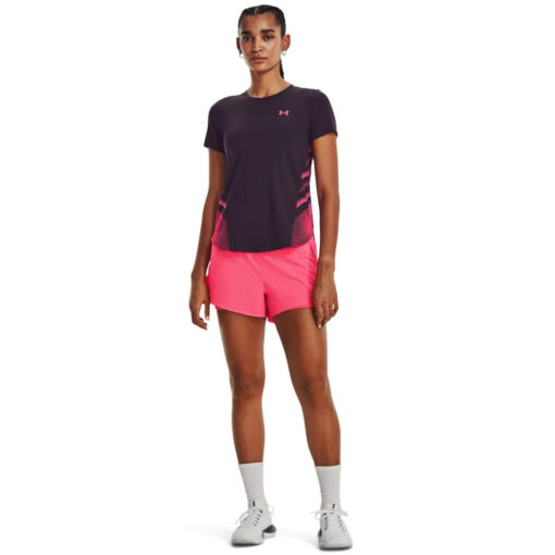 Camiseta de Corrida Feminina UA Iso-Chill Laser