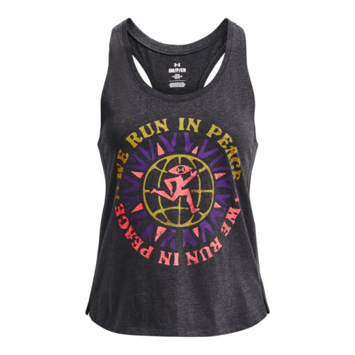 Regata de Corrida Feminina UA Run In Peace Tank - Image 2