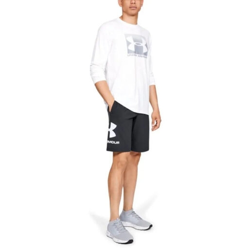 Shorts de Treino Masculino UA Sportstyle Cotton Graphic - Image 3