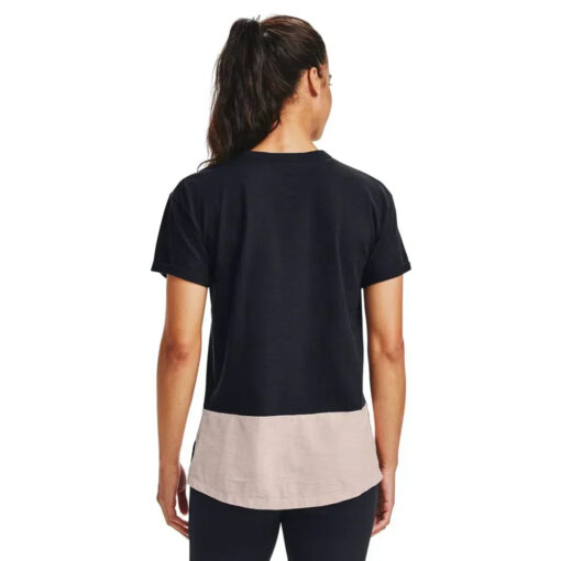 Camiseta de Treino Feminina UA Charged Cotton SS - Image 3