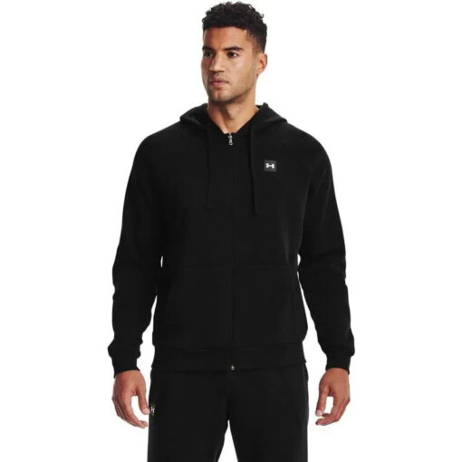 Moletom de Treino Masculino UA Rival Fleece FZ Hoodie