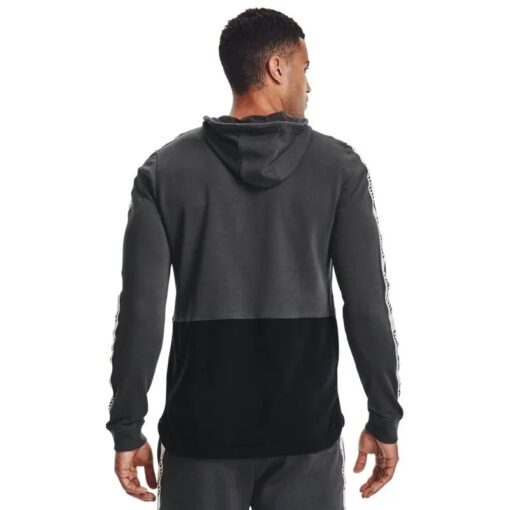 Moletom de Treino Masculino UA Rival Terry Colorblock Full Zip Hoodie - Image 4