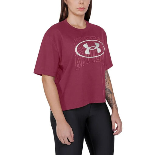 Cropped de Treino Feminino UA Live Novelty Silo - Image 3