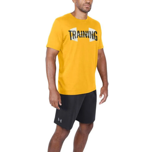 Camiseta de Treino Masculina UA Overlay SS BR - Image 3