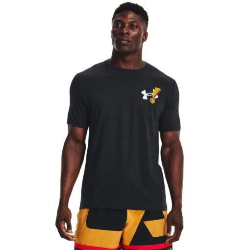 Camiseta de Basquete Masculina UA Exclamation Bball SS B