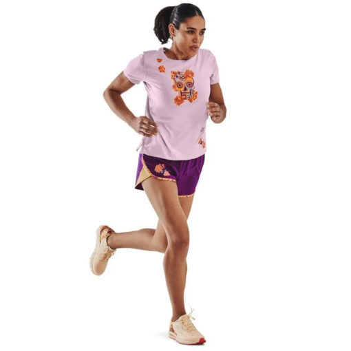 Shorts de Corrida Feminino UA Fly By Elite Day Of The Dead - Image 2